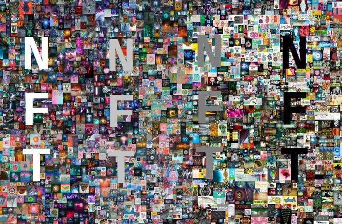 NFT crypto market - art, games and marketplace
